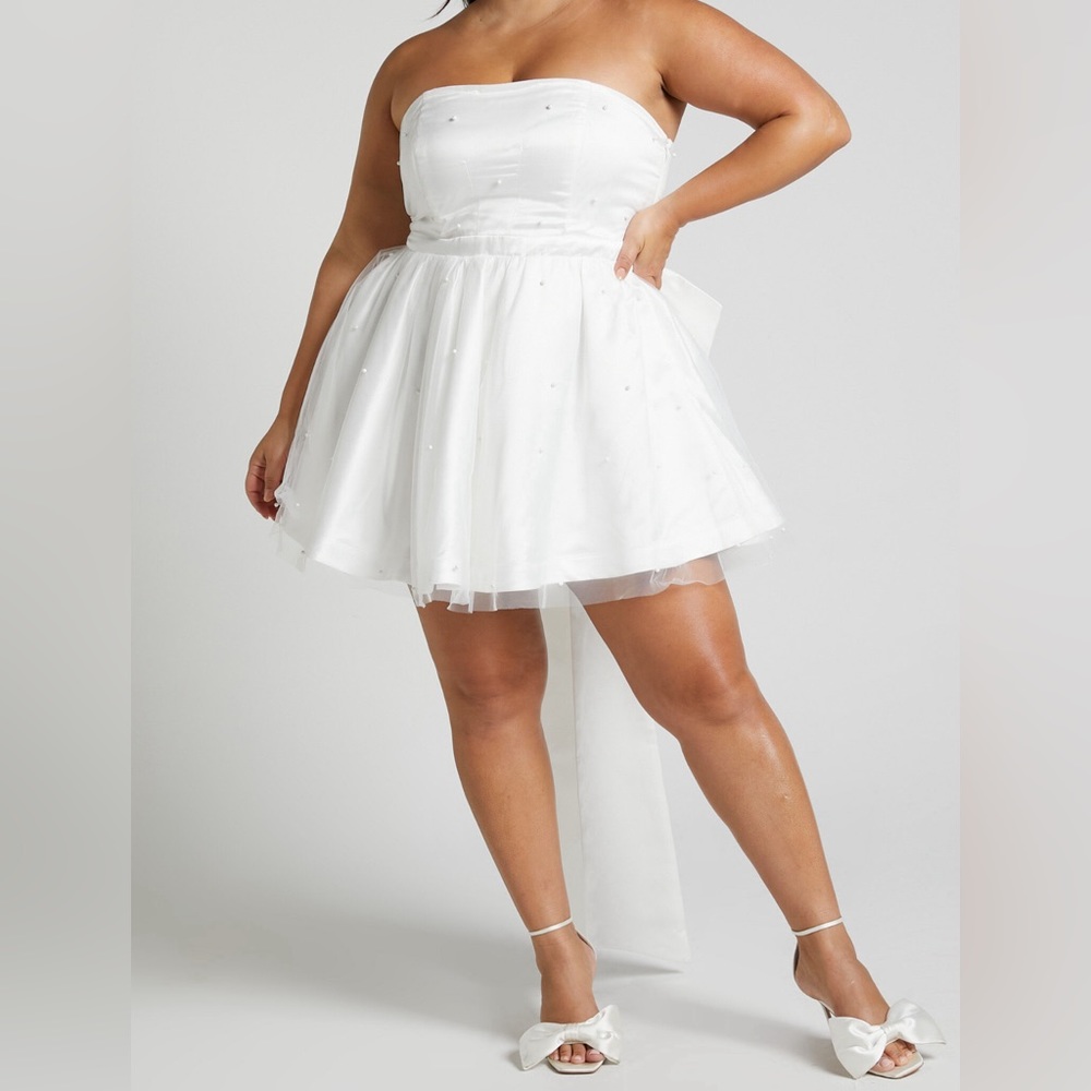 White Mini Dress Bridal